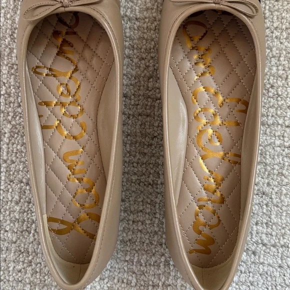 Sam Edelman Beige and Black Marley Ballet Flats - Size 9.5 - Picture 6 of 8